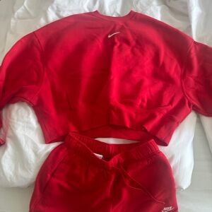 Nike Phoenix Sweatshirt and shorts Set